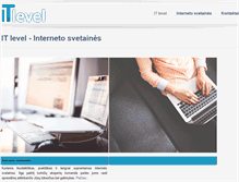 Tablet Screenshot of itlevel.lt